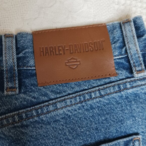Harley Davidson Men's Jean size 42 X 32 Loose Straight Leg (Relaxed) - Picture 3 of 12